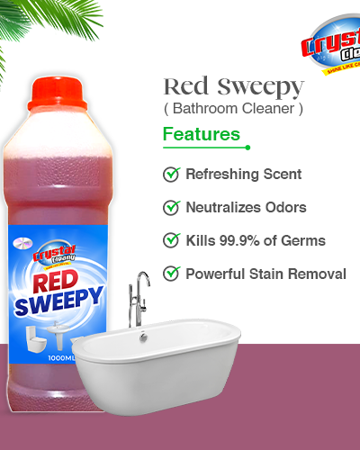 red sweep bottle