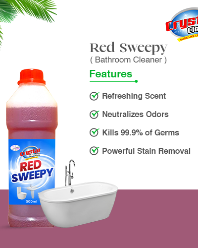 red sweep bottle