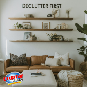 Declutter first 