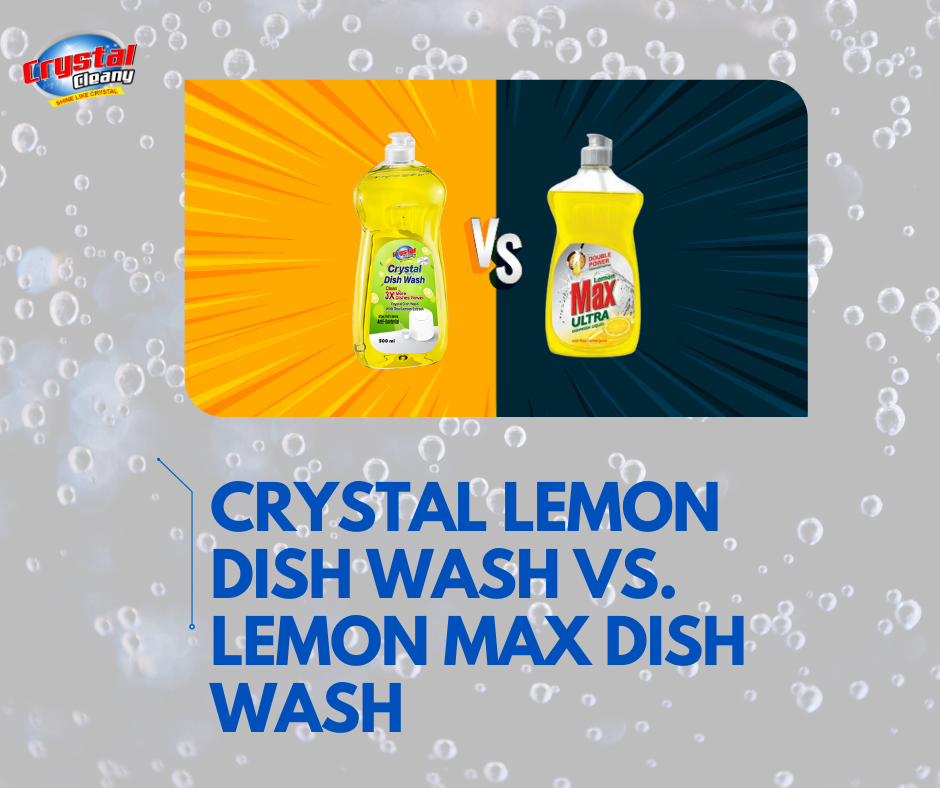 Lemon max vs Crystal Dish wash